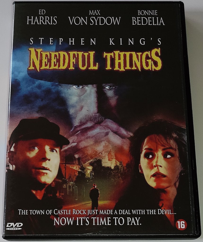 Dvd *** NEEDFUL THINGS *** Stephen King, Vanaf 16 jaar, Ophalen of Verzenden, Zo goed als nieuw, Overige genres