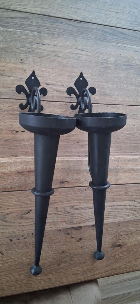 Kasteel lantaarns / kaarsenhouders., Ophalen of Verzenden, Overige materialen, Minder dan 25 cm