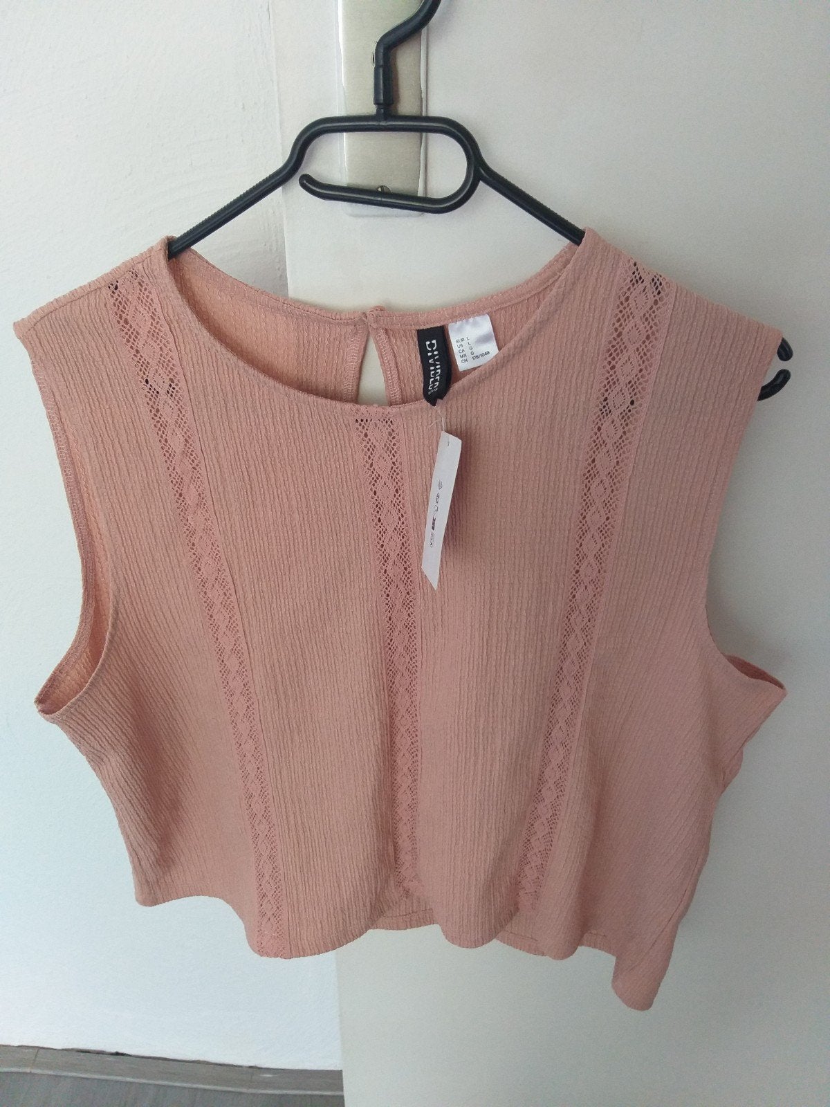 Nieuwe top van H&M maat L, Kleding | Dames, Ophalen, Nieuw, Zonder mouw