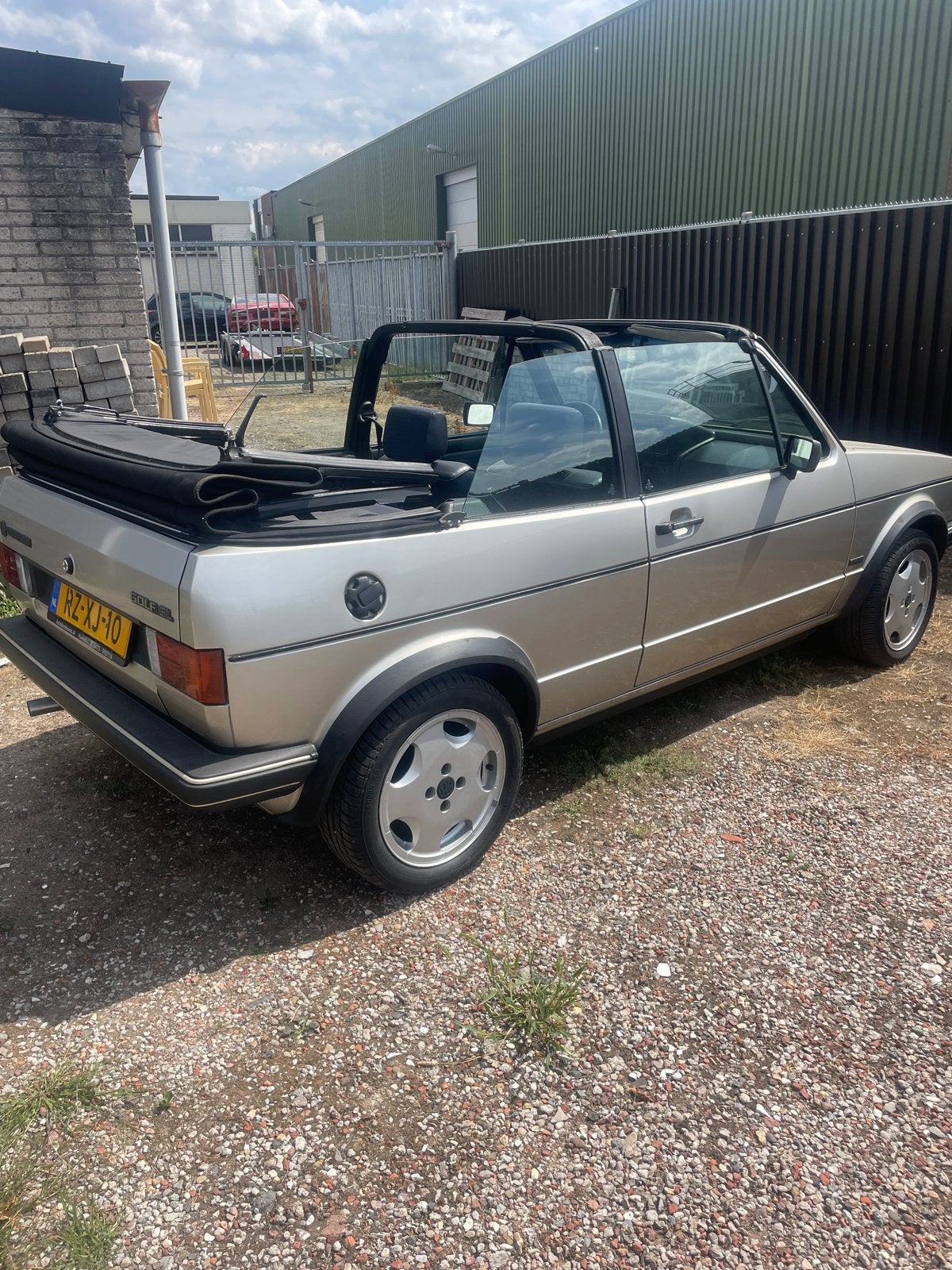 Volkswagen Golf 1.8 GL Cabriolet 1986 Grijs, Voorwielaandrijving, 4 cilinders, Cabriolet, 1200 kg