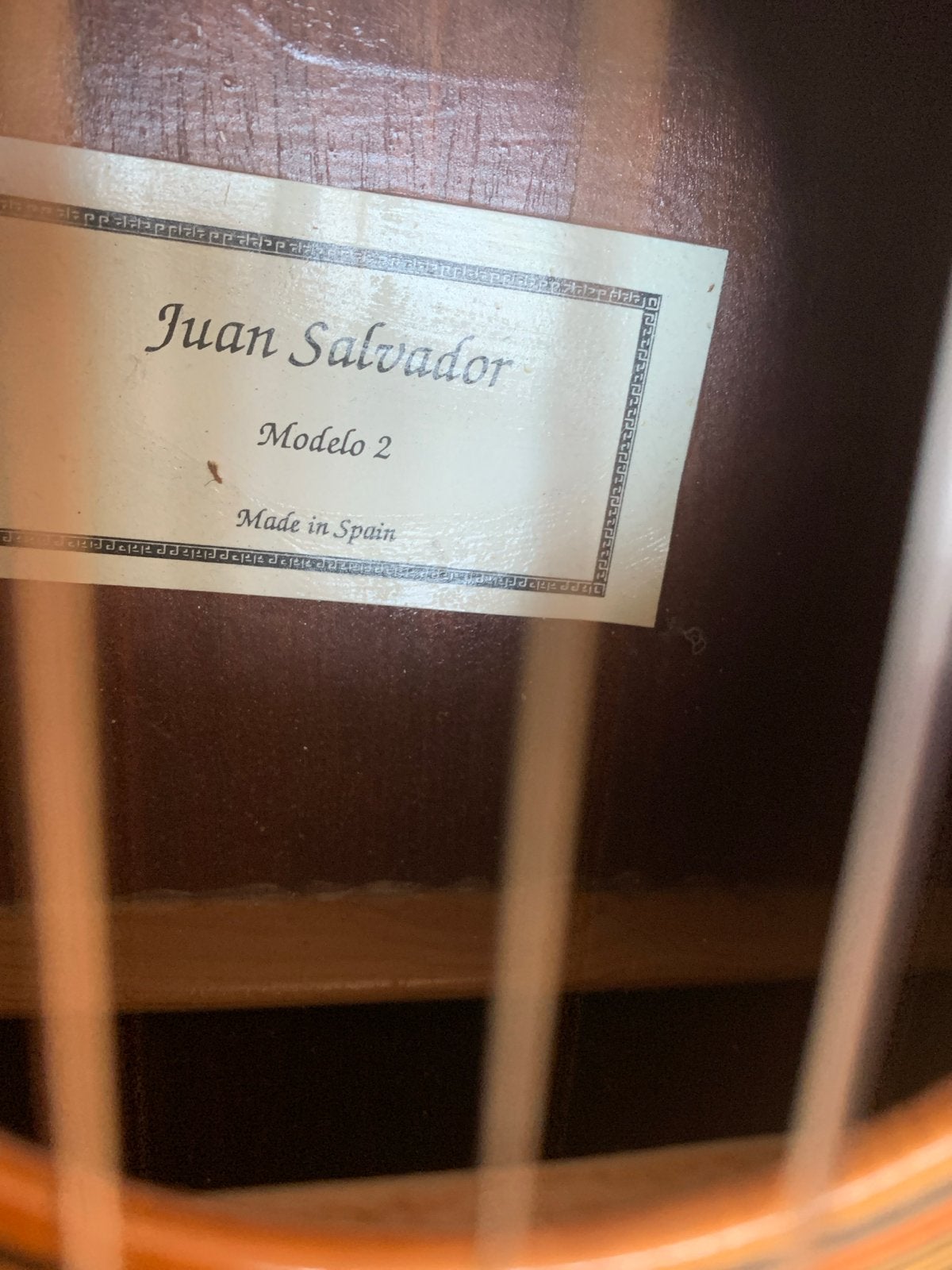 Juan Salvador Modelo 2 Klassieke Gitaar, Muziek en Instrumenten, Ophalen of Verzenden, Gebruikt, Klassieke of Spaanse gitaar