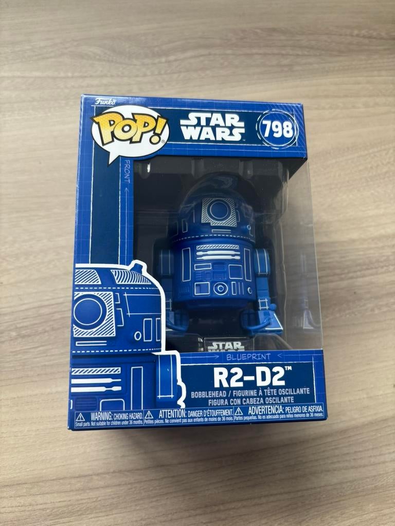 Funko Pop Star Wars R2-D2 Blueprint 798 Limited Edition Blue, Funko Europe, Nieuw, Ophalen of Verzenden, 4th floor, 1 Queen Caroline St, London W6 9YN, Verenigd Koninkrijk
