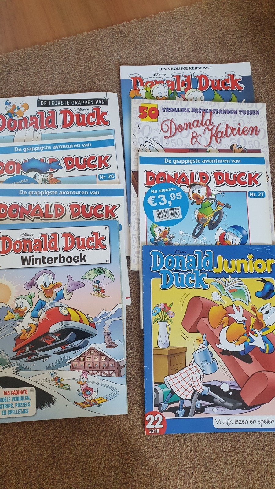 Donald Duck stripboeken en winterboek, Meerdere stripboeken, Ophalen, Gelezen