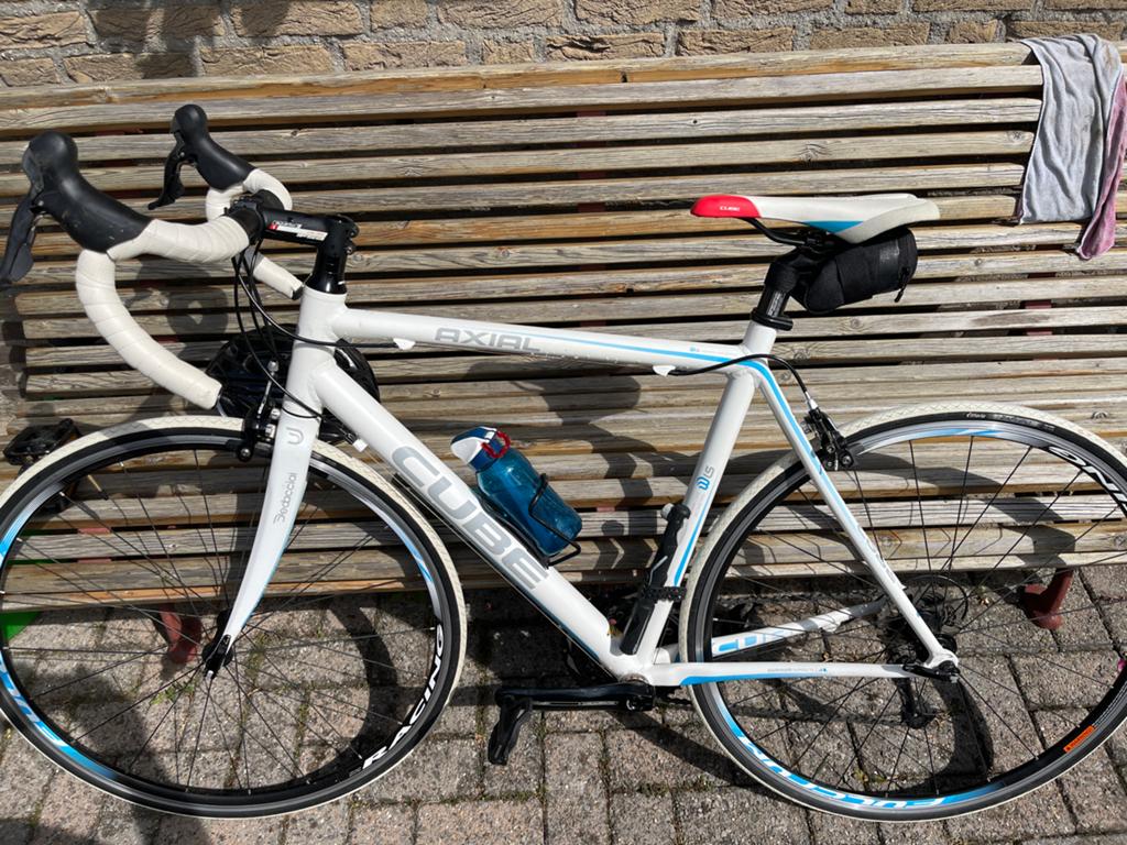 Cube Axial Dames Racefiets - Shimano Ultegra - Maat 56, Fietsen en Brommers, 28 inch, Gebruikt, Velgrem, 56 cm of meer