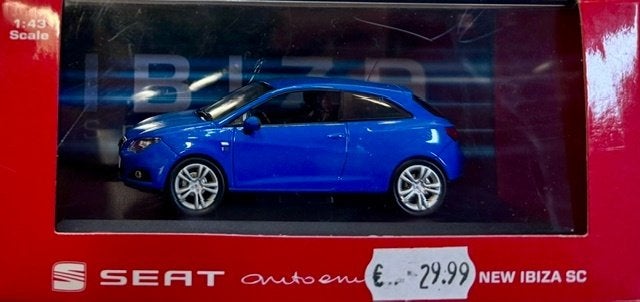 Coelianmodels, Dealer Model, Seat Ibiza SC, 1/43, € 29,99, Hobby en Vrije tijd, Modelauto's | 1:43, Ophalen of Verzenden, Nieuw