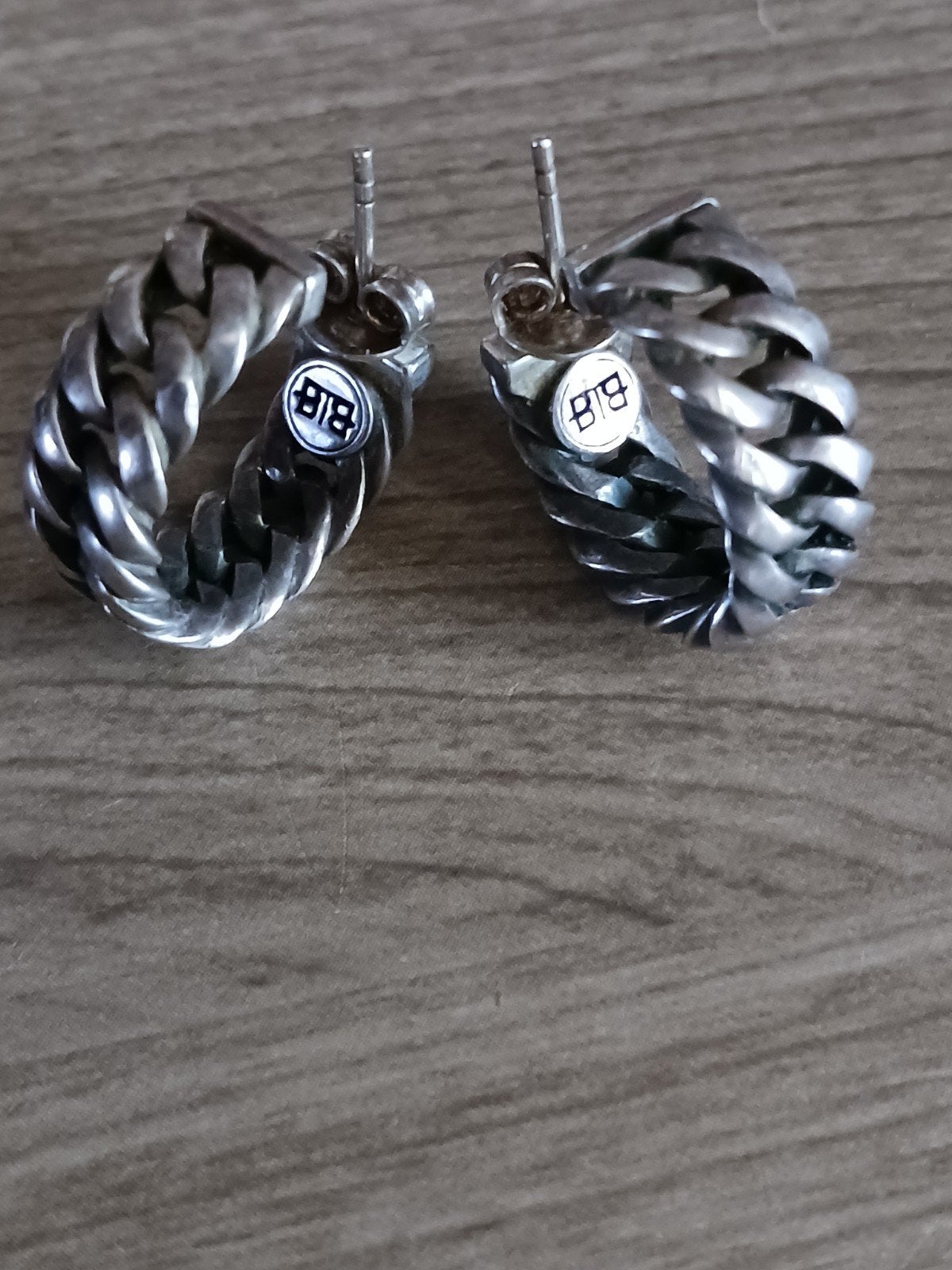 Buddha to Buddha Chain Oorbellen Zilver, Sieraden, Tassen en Uiterlijk, Oorbellen, Hangers, Ophalen of Verzenden, Zo goed als nieuw