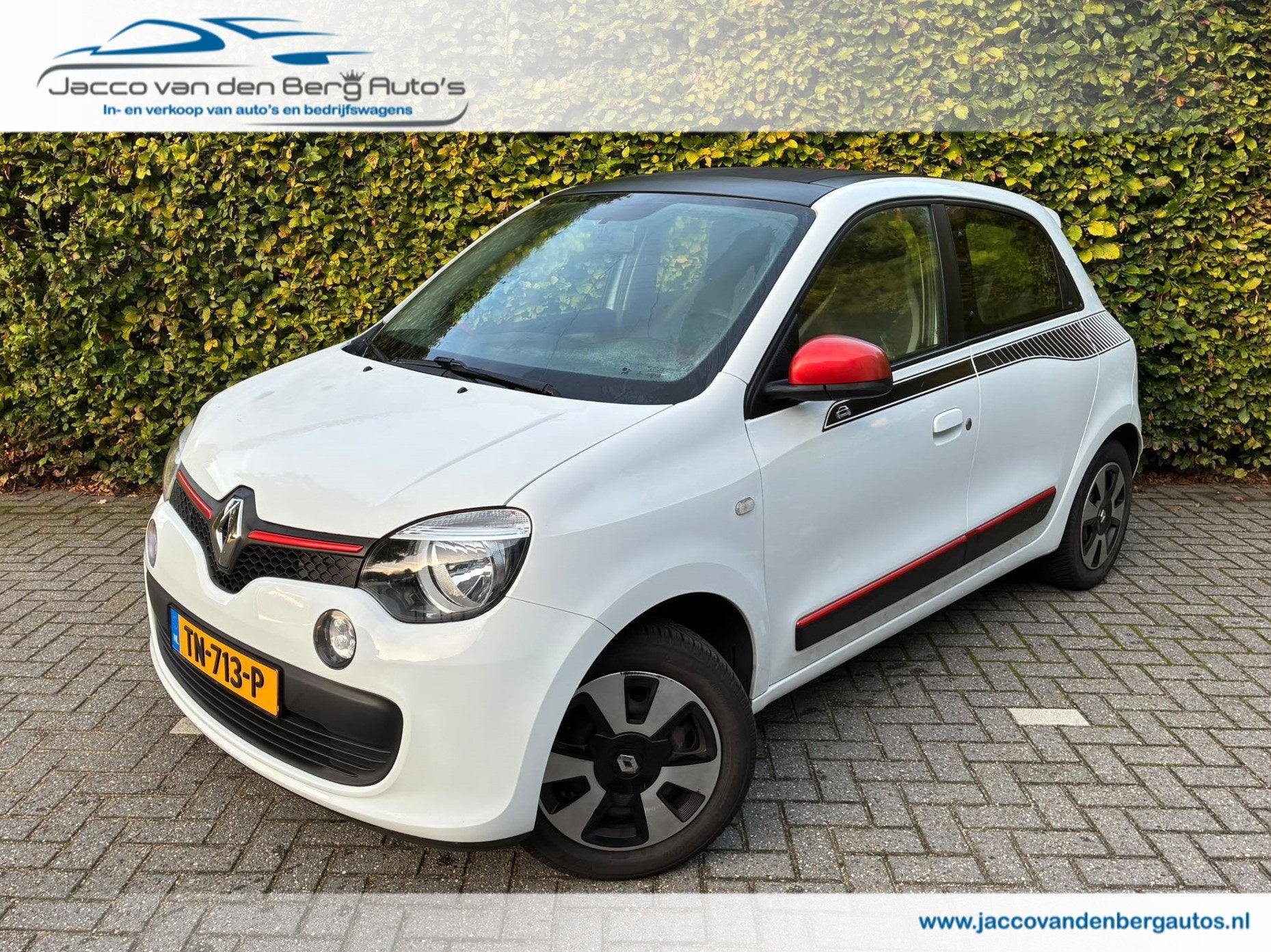 Renault Twingo 1.0i SCe Dynamique Schuifdak I Stoelverwarmin, Gebruikt, 840 kg, 4 stoelen, Wit