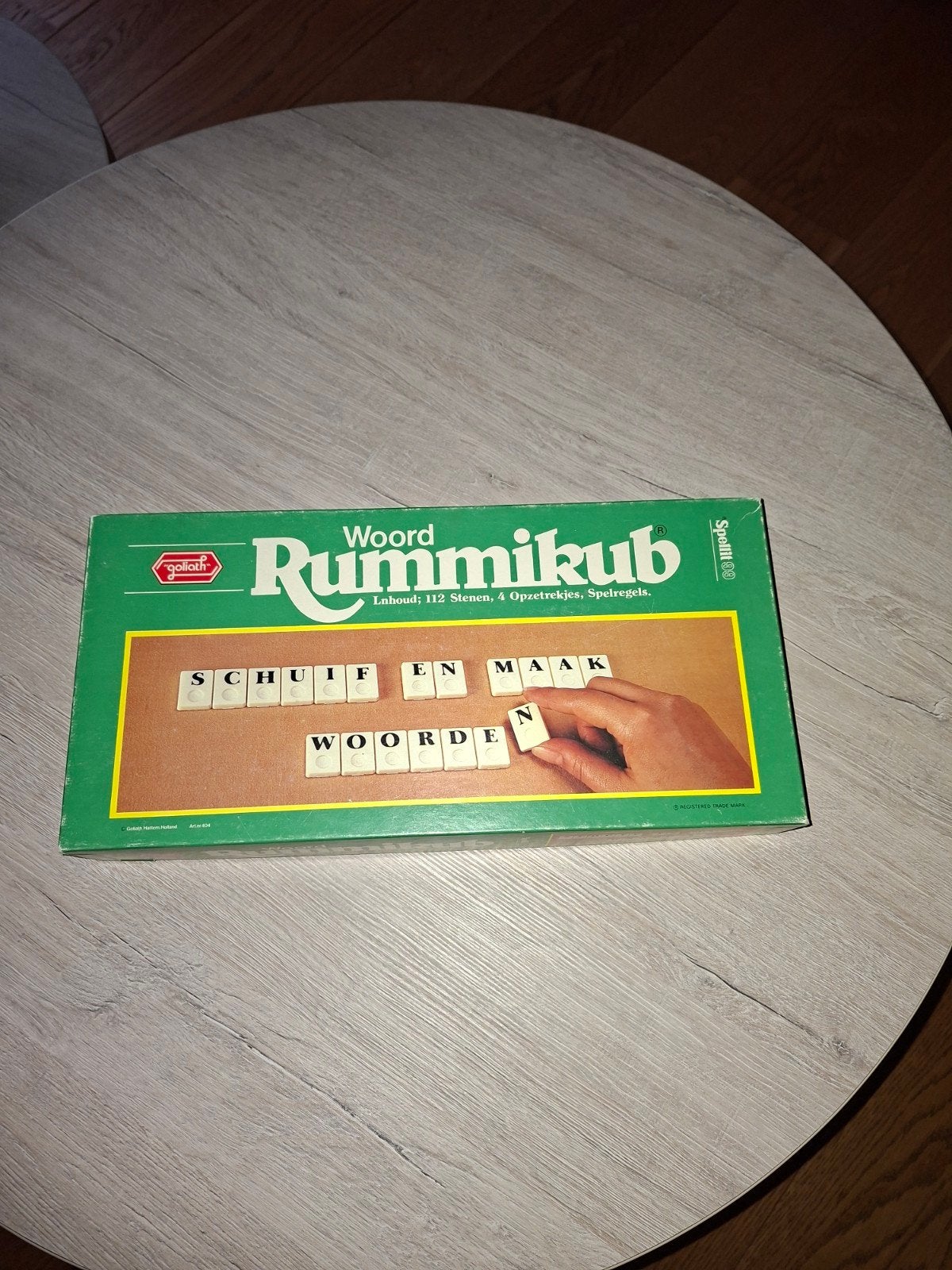 Woord Rummikub - Klassiek woordspel, Drie of vier spelers, Ophalen of Verzenden, Gebruikt, Goliath