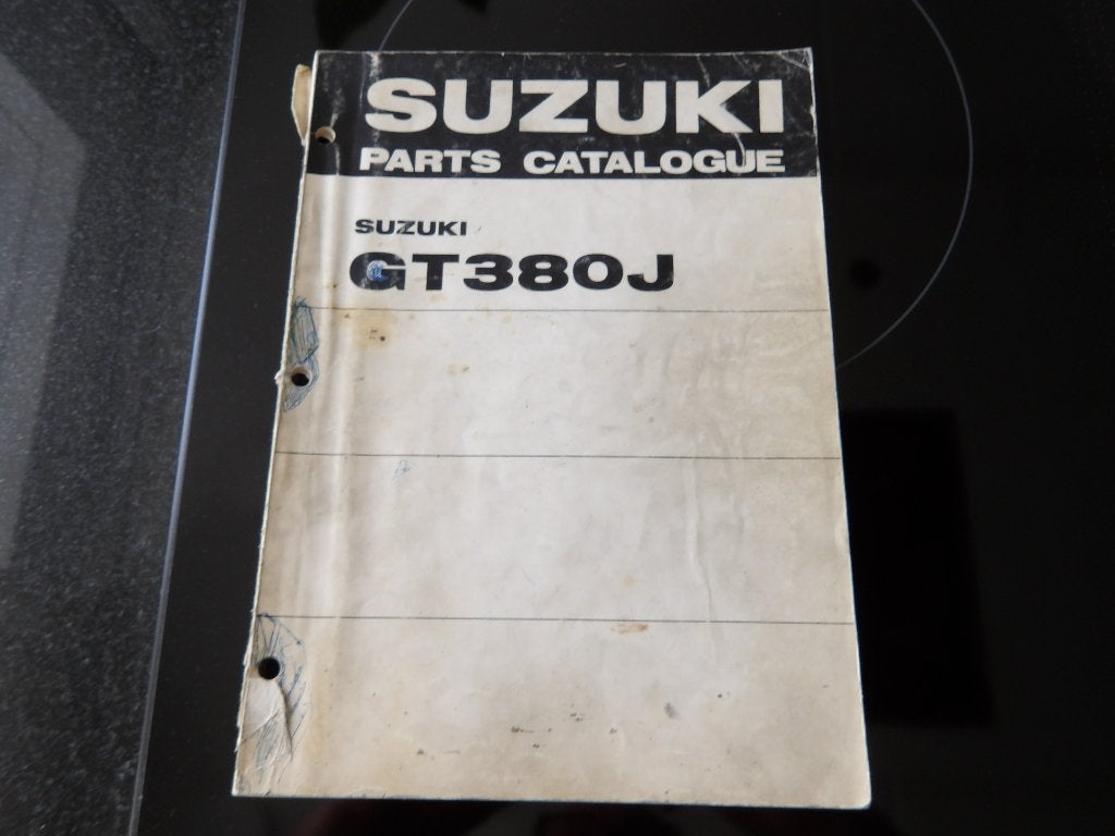 Suzuki GT380J Onderdelen Catalogus, Motoren, Handleidingen en Instructieboekjes, Ophalen of Verzenden, Suzuki