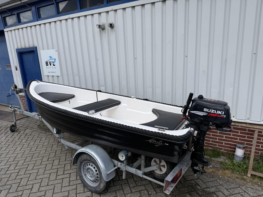 Prachtige Liberty 360 sloep met Suzuki 4pk Vaarklaar !, Watersport en Boten, Sloepen, Niet ingevuld, 4 m, Niet ingevuld, Niet ingevuld