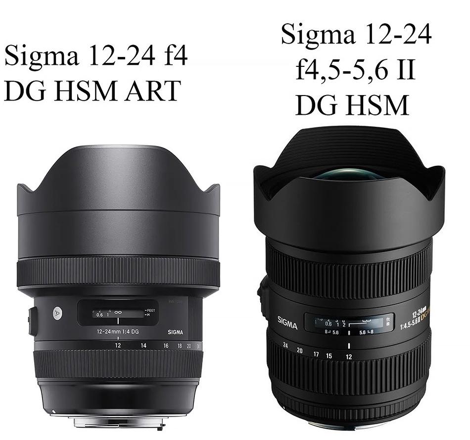 2 lenzen Sigma 12 - 24 voor Canon EF, Ophalen of Verzenden, Zo goed als nieuw, Groothoeklens, Zoom