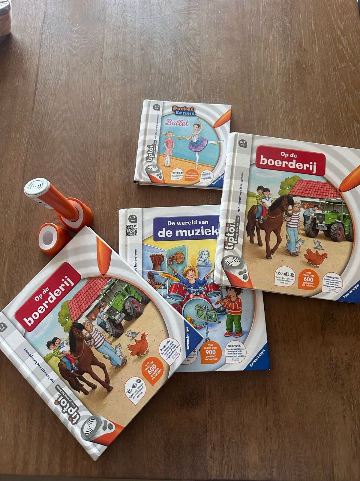 Tiptoi boeken: Op de boerderij, De wereld van muziek, Ballet, Ophalen of Verzenden, Zo goed als nieuw, Taal en Lezen, Met geluid