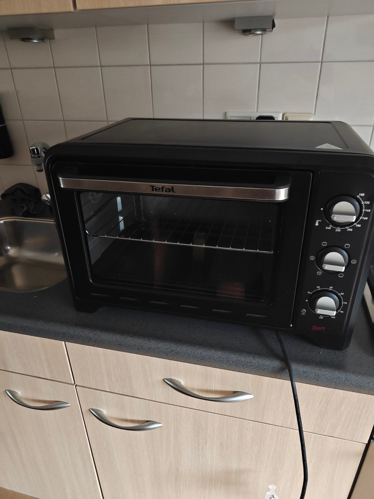 Tefal Optimo 33L convectie systeem, Minder dan 45 cm, Ophalen of Verzenden, Mini-oven, Nieuw