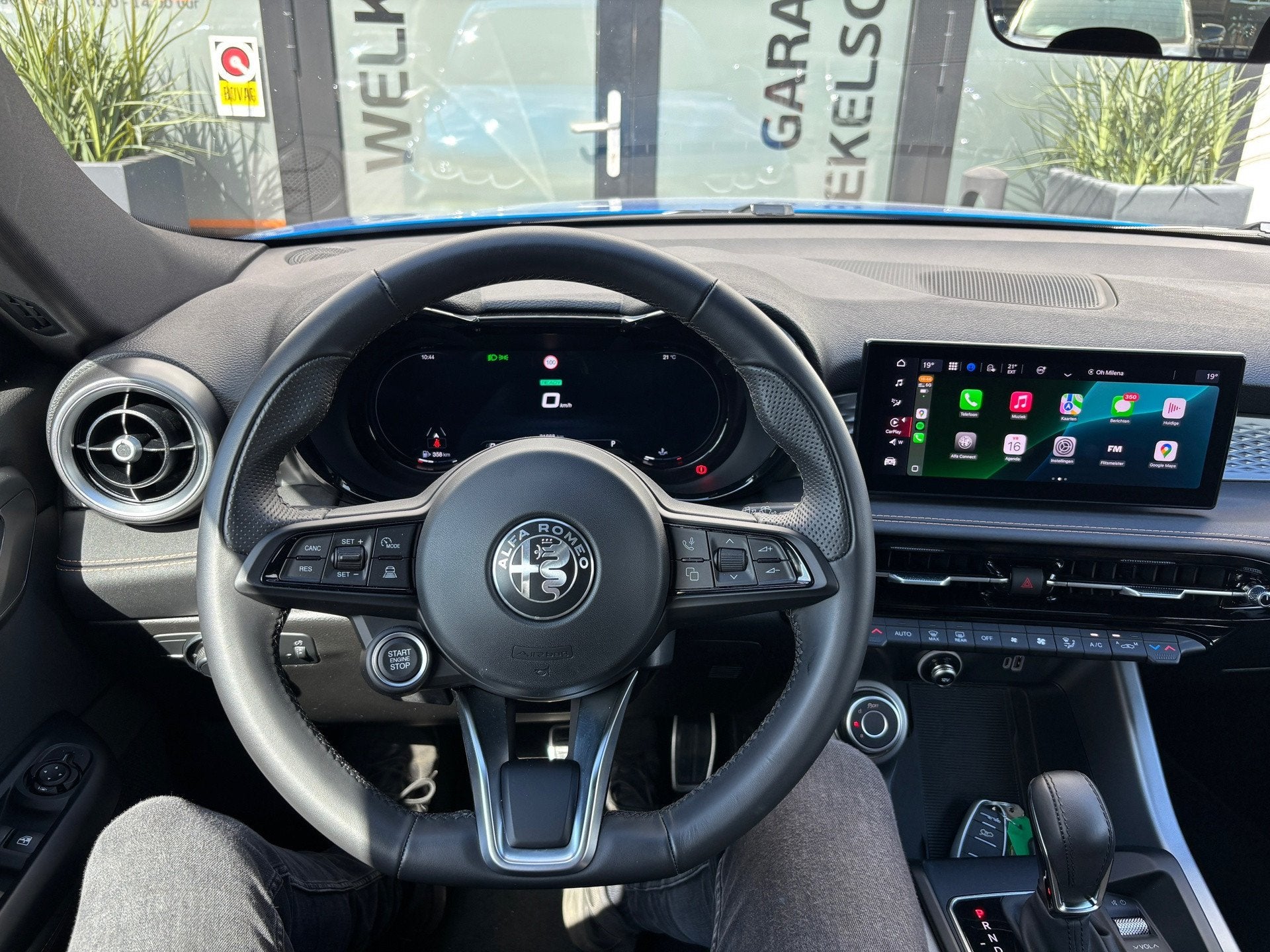 Alfa Romeo TONALE 1.5T Hybrid Sprint / Automaat / Camera / C, Auto's, Gebruikt, 4 cilinders, 700 kg, Blauw