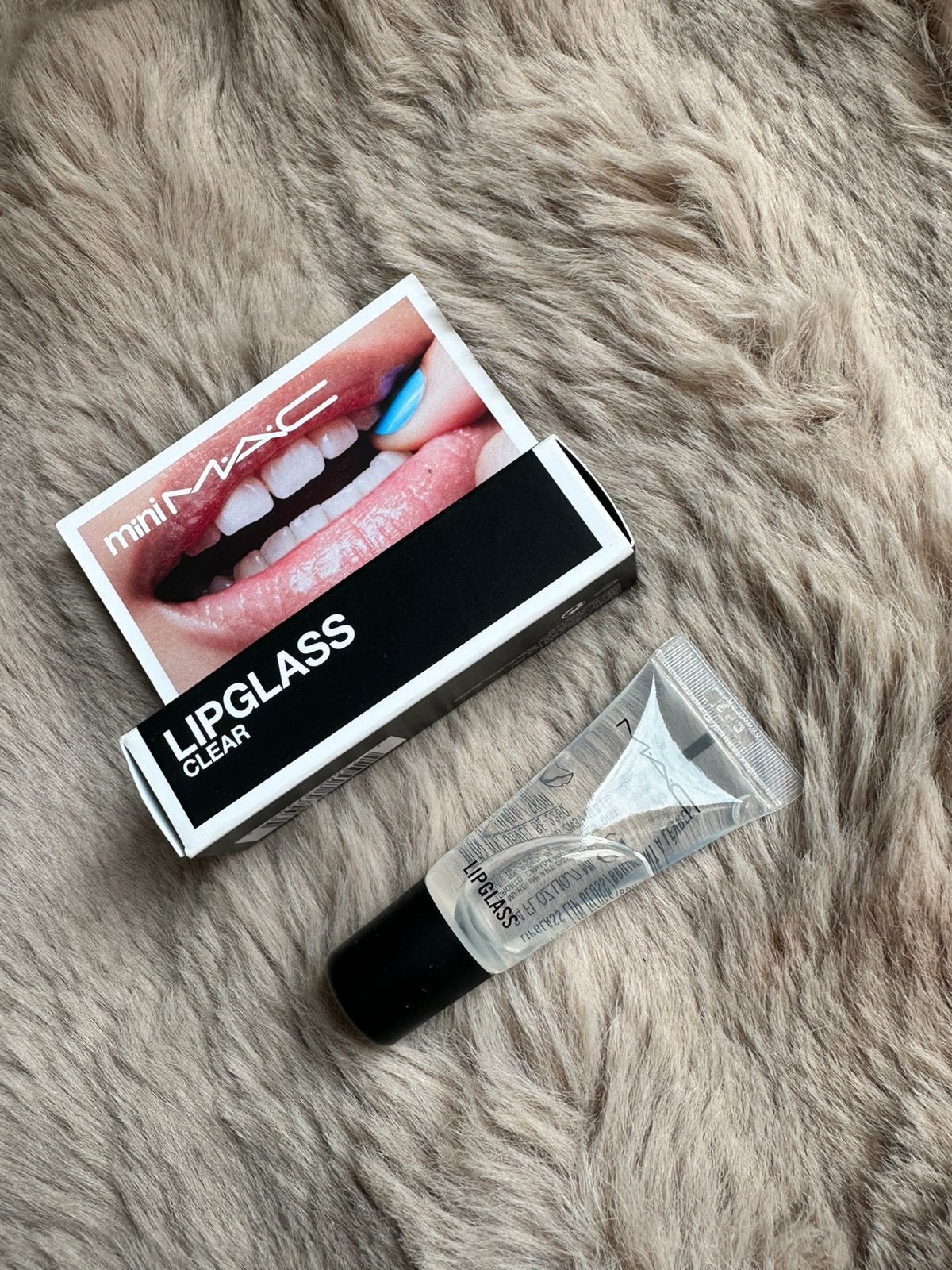 MAC lipgloss clear mini, Ophalen of Verzenden, Zo goed als nieuw, Lippen