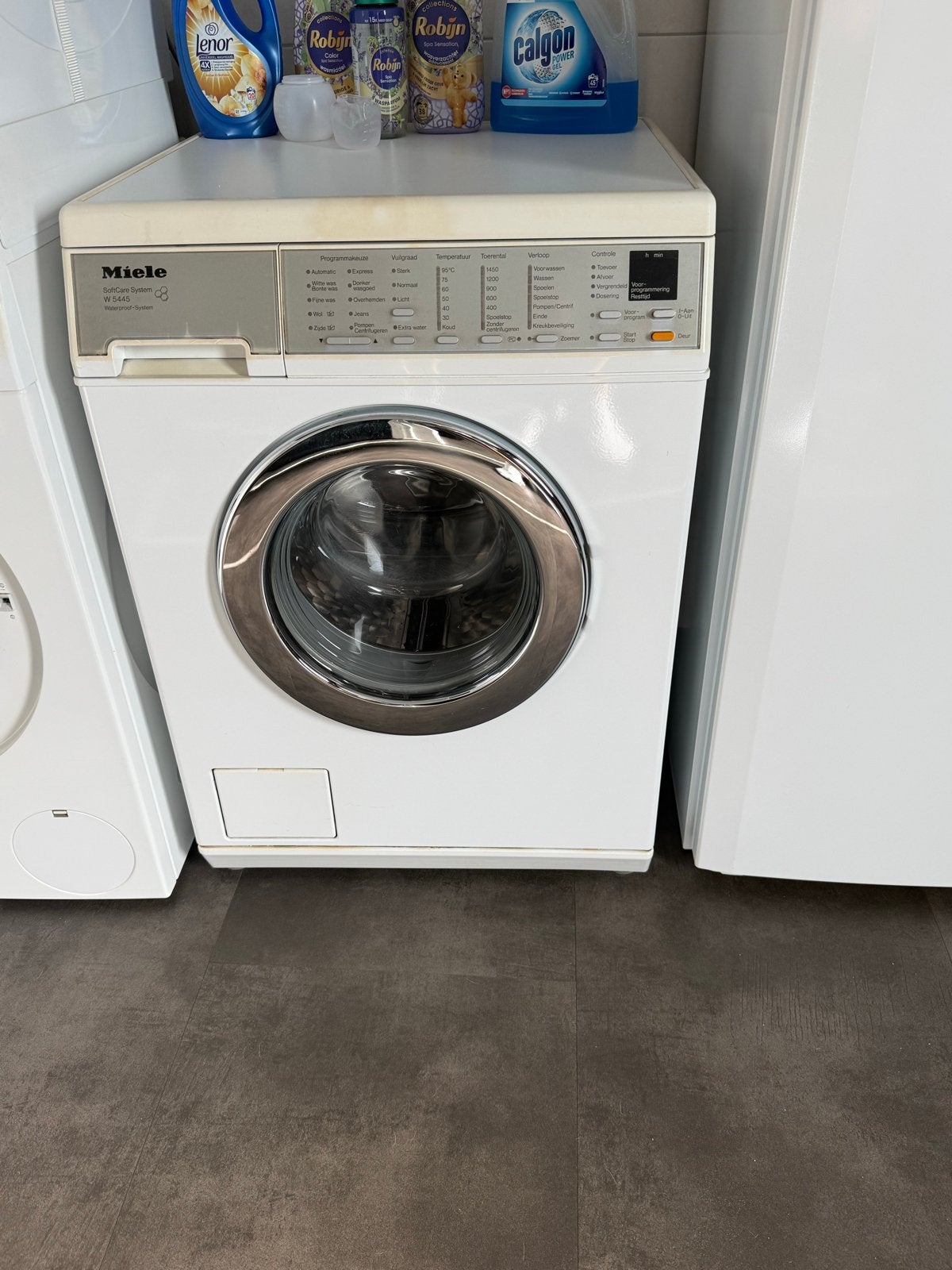 Miele W 5445 SoftCare System Wasmachine, Witgoed en Apparatuur, Wasmachines, Ophalen, Gebruikt, Voorlader, 85 tot 90 cm
