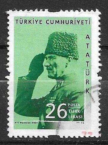 TURKIJE 2021, Ophalen of Verzenden, Overige landen, Gestempeld