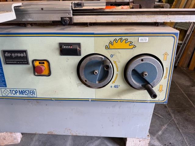 Formaat zaagtafel Top Master K 150 - 400V, Ophalen, Gebruikt, 70 mm of meer, Top Master