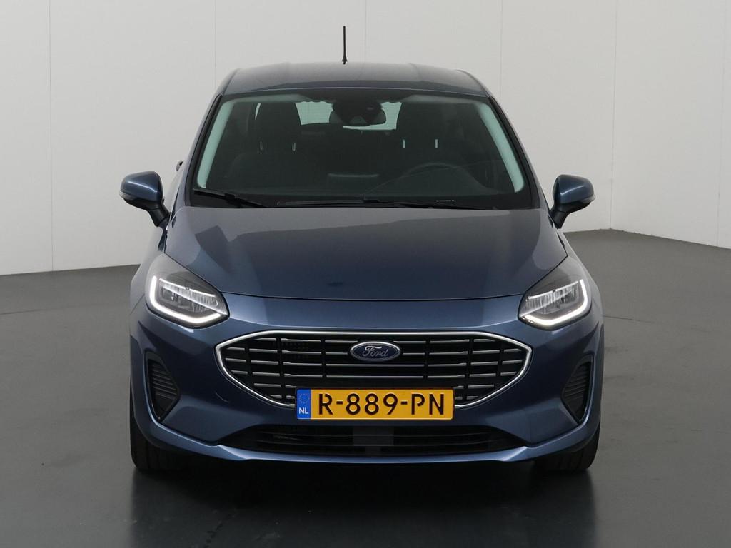 Ford Fiesta 1.0 EcoBoost Hybrid Titanium | Navigatie | Cruis, Voorwielaandrijving, Gebruikt, 1133 kg, Blauw