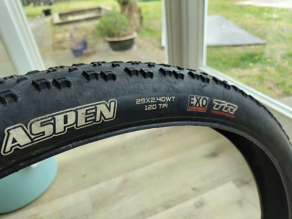 Maxxis Aspen 29x2.40WT EXO TR 120 TPI MTB band, Band, Ophalen of Verzenden, Zo goed als nieuw, Mountainbike
