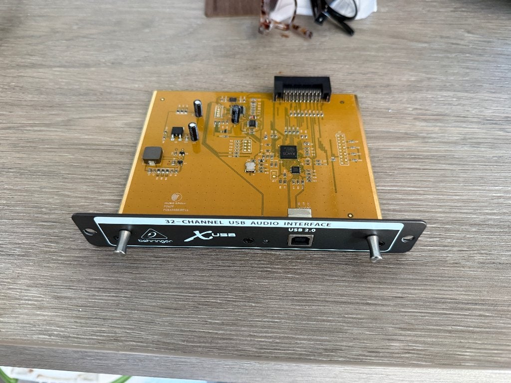 32 Chanel USB interface voor X32, Ophalen of Verzenden, Zo goed als nieuw, 20 kanalen of meer