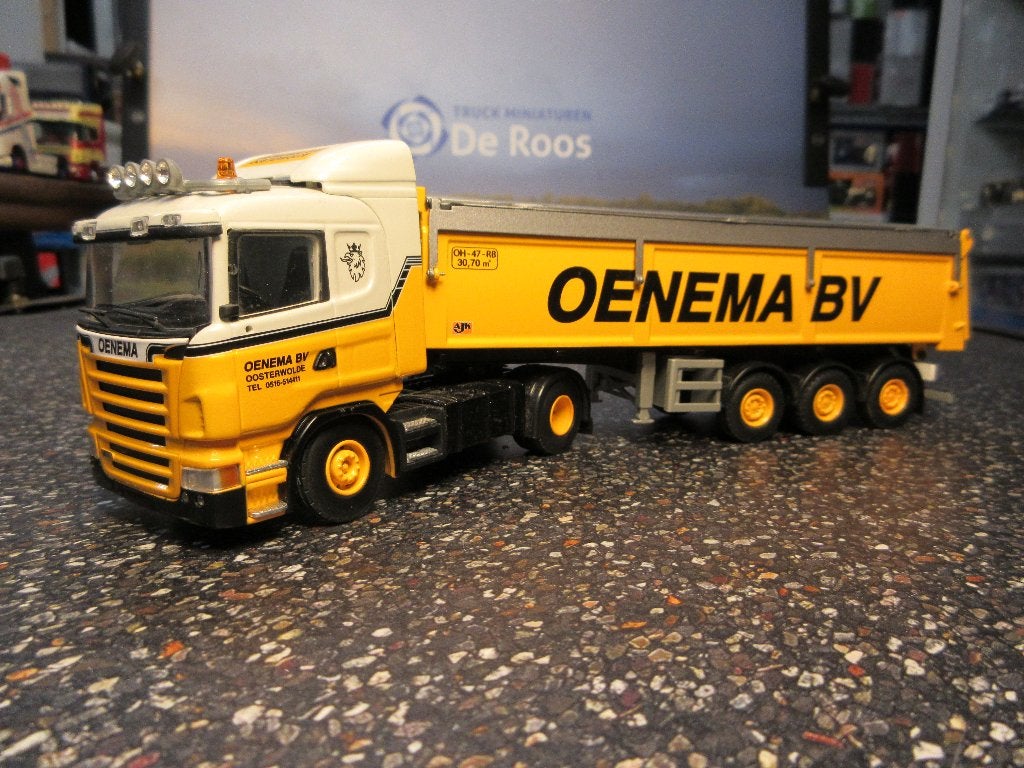Scania Oenema, Ophalen of Verzenden, Zo goed als nieuw, Bus of Vrachtwagen, Lion Toys