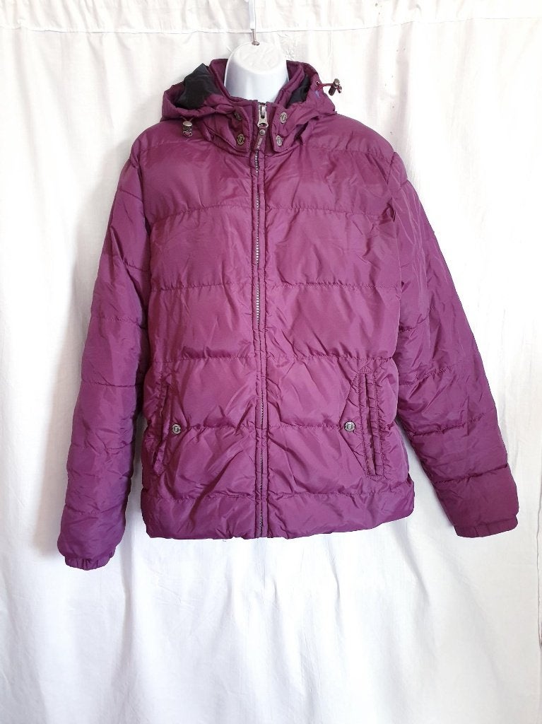 Stoere paarse winterjas mt L merk Jan Paulsen, ., Paars, Maat 42/44 (L), Ophalen of Verzenden