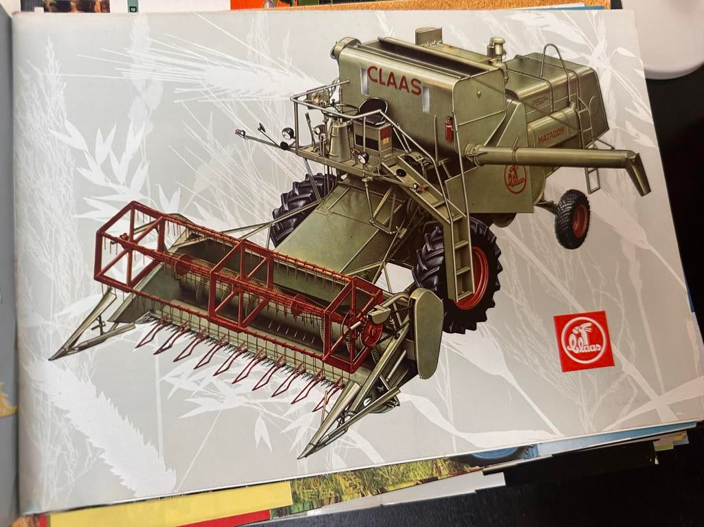 Oude Claas Matador folder uit de jaren '60 - Landbouw, Ophalen of Verzenden, Zo goed als nieuw, Overige typen