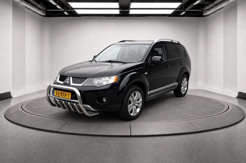Mitsubishi Outlander 2.4 Inspire 2WD | LPG | Cruise control, Auto's, 4 cilinders, Verwarmde buitenspiegels, Zwart, Bedrijf