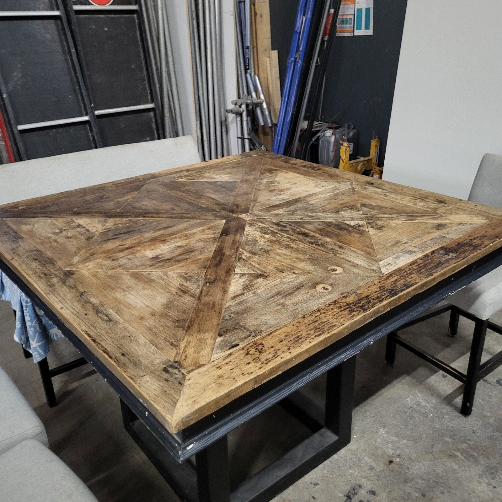 Eettafel Riviera maison, Ophalen, Gebruikt, Vierkant