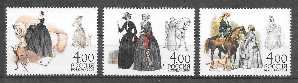 Rusland 2004  19e Eeuw, Verzenden, Postfris