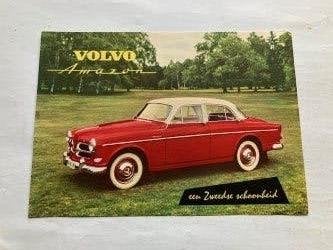 Volvo Amazon Leaflet uit 1956 - Zeldzaam verzamelobject  NL, Ophalen of Verzenden, Gelezen, Volvo