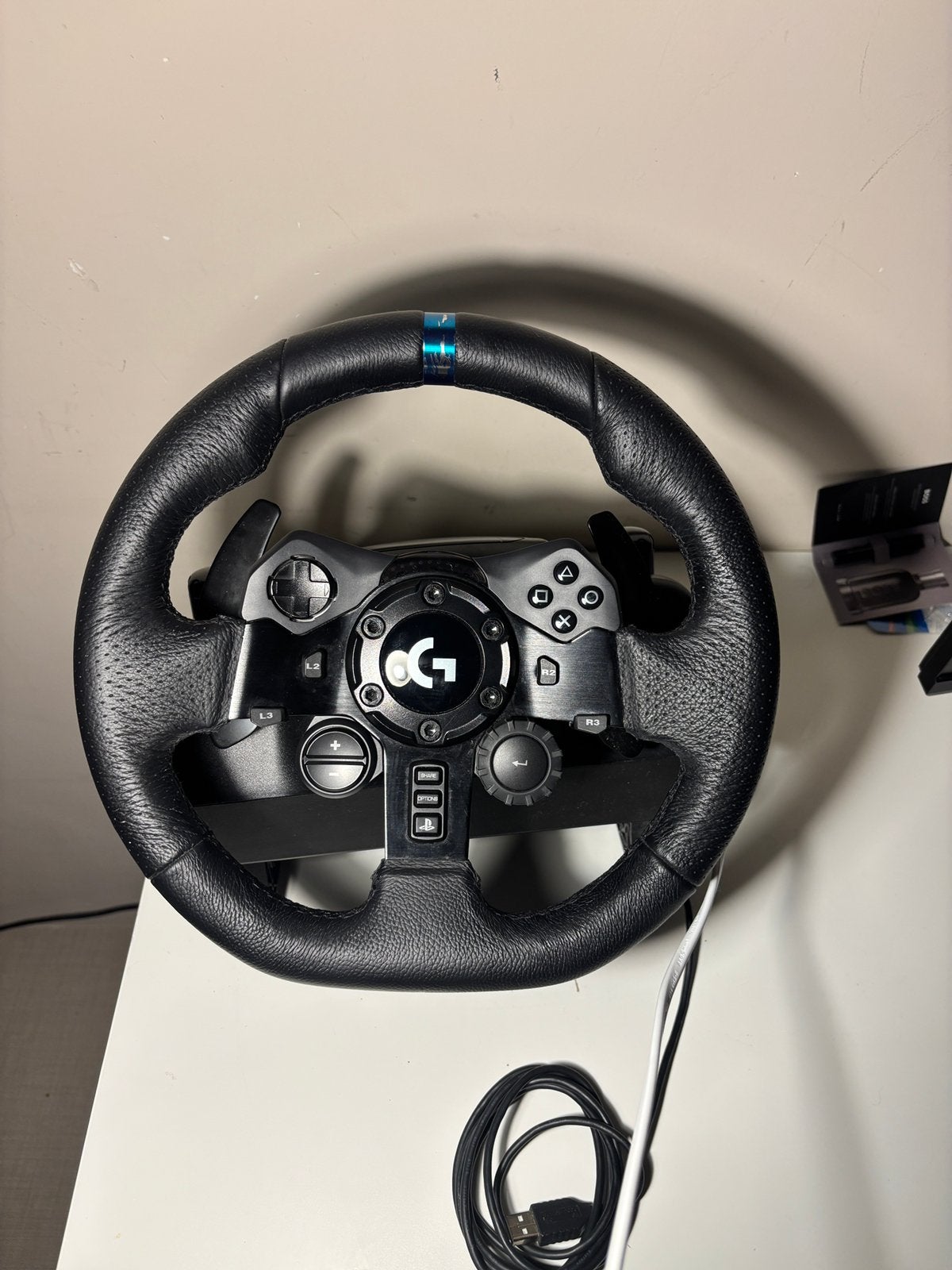 Logitech G29 ALL BLACK LIMITED EDITION, Ophalen of Verzenden, Zo goed als nieuw, Stuur of Pedalen, PlayStation 4