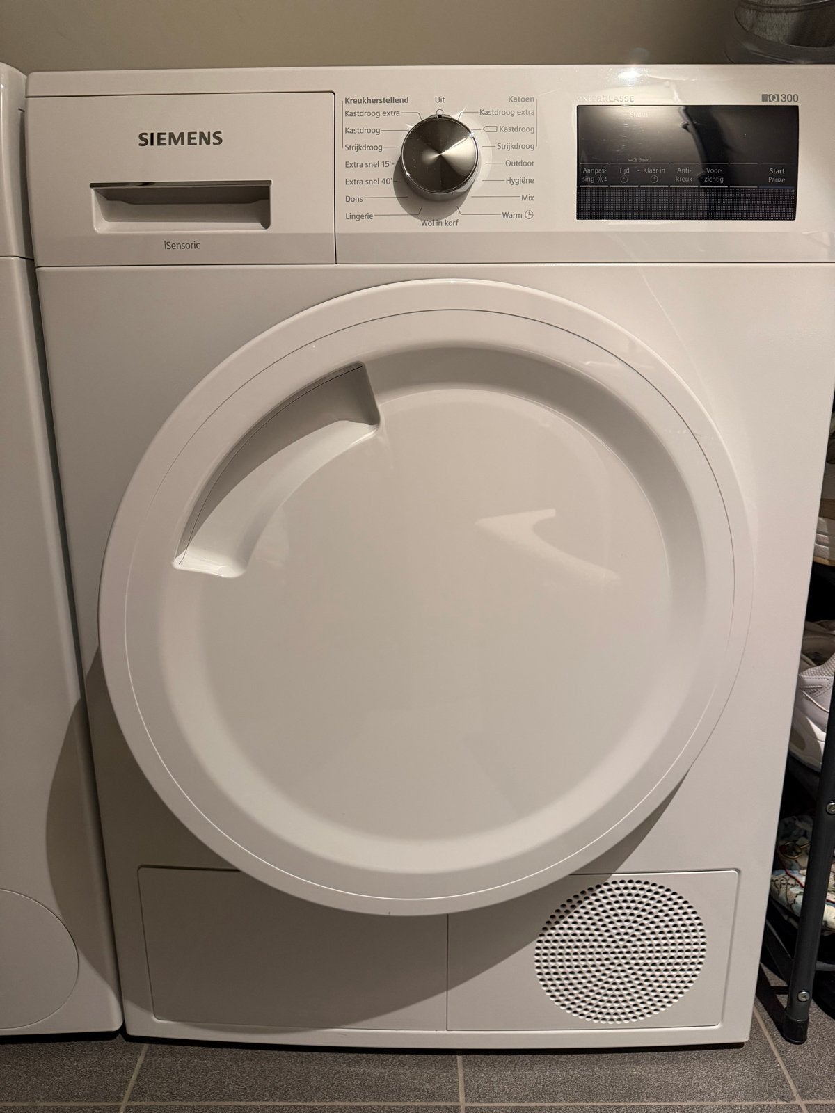 Siemens iQ300 WT43N292NL Condensdroger - Zeer Goede Staat, 8 tot 10 kg, Ophalen of Verzenden, Zo goed als nieuw, Voorlader