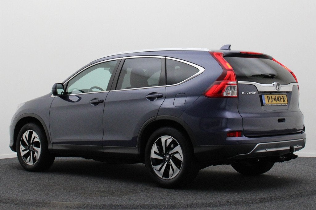 Honda CR-V 2.0 4WD Executive Leer, Panoramadak, Keyless, Tre, Auto's, Honda, 13 km/l, Gebruikt, 4 cilinders, Blauw