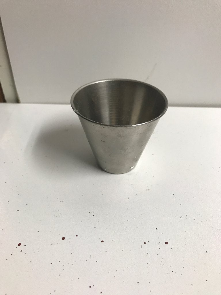 Martini maatbeker 18/8 RVS - Stapler, Overige typen, Zilver, Ophalen of Verzenden, Zo goed als nieuw