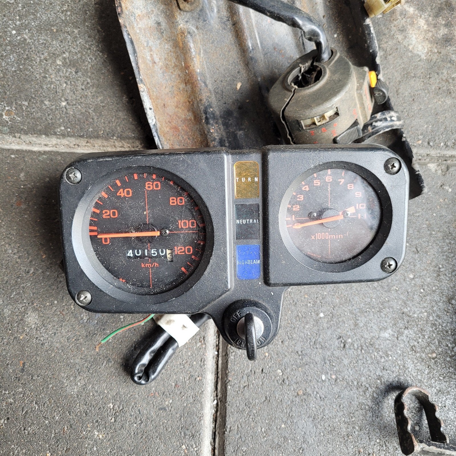Honda XL snelheidsmeter en toerenteller, Ophalen of Verzenden, Gebruikt