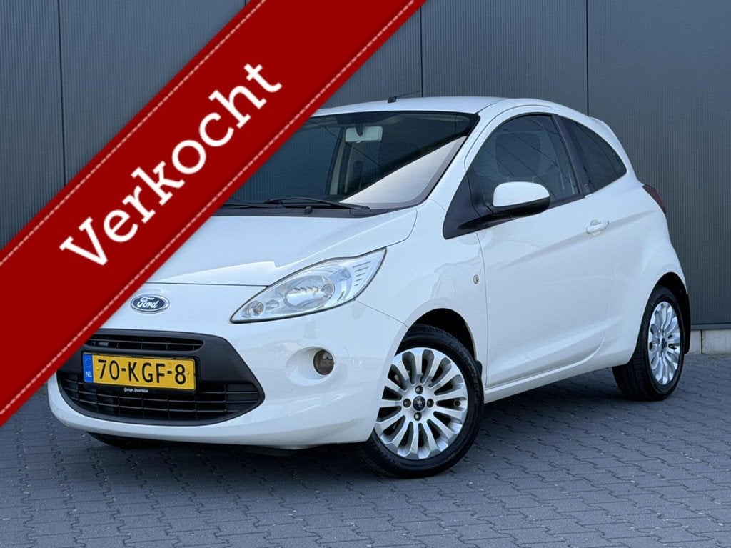 Ford Ka 1.2 Titanium Goed Onderhouden - Airco - Elek Pakket, Voorwielaandrijving, Stof, Gebruikt, 4 cilinders