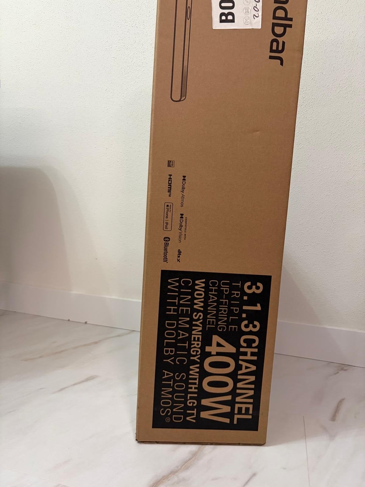 LG Soundbar DS77Y Nieuw - 3.1.3 Kanaals, 400W, Dolby Atmos, Ophalen, Bluetooth, Nieuw