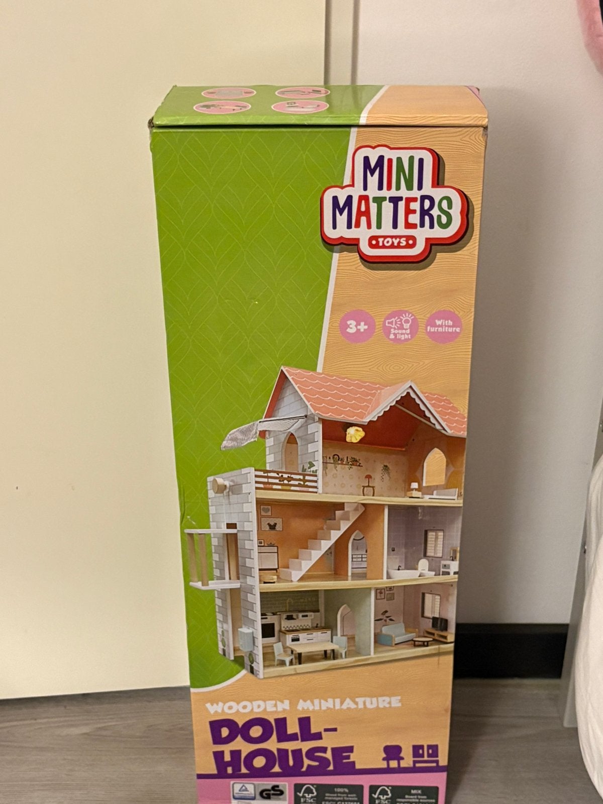 Poppenhuis nieuw in doos, Ophalen, Nieuw, Poppenhuis