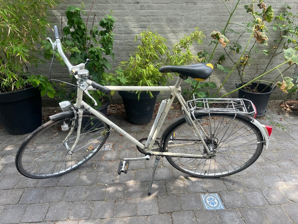 Heren fiets retro batavus, Fietsen en Brommers, Fietsen | Heren | Herenfietsen, Ophalen, Gebruikt, Velgrem, Batavus