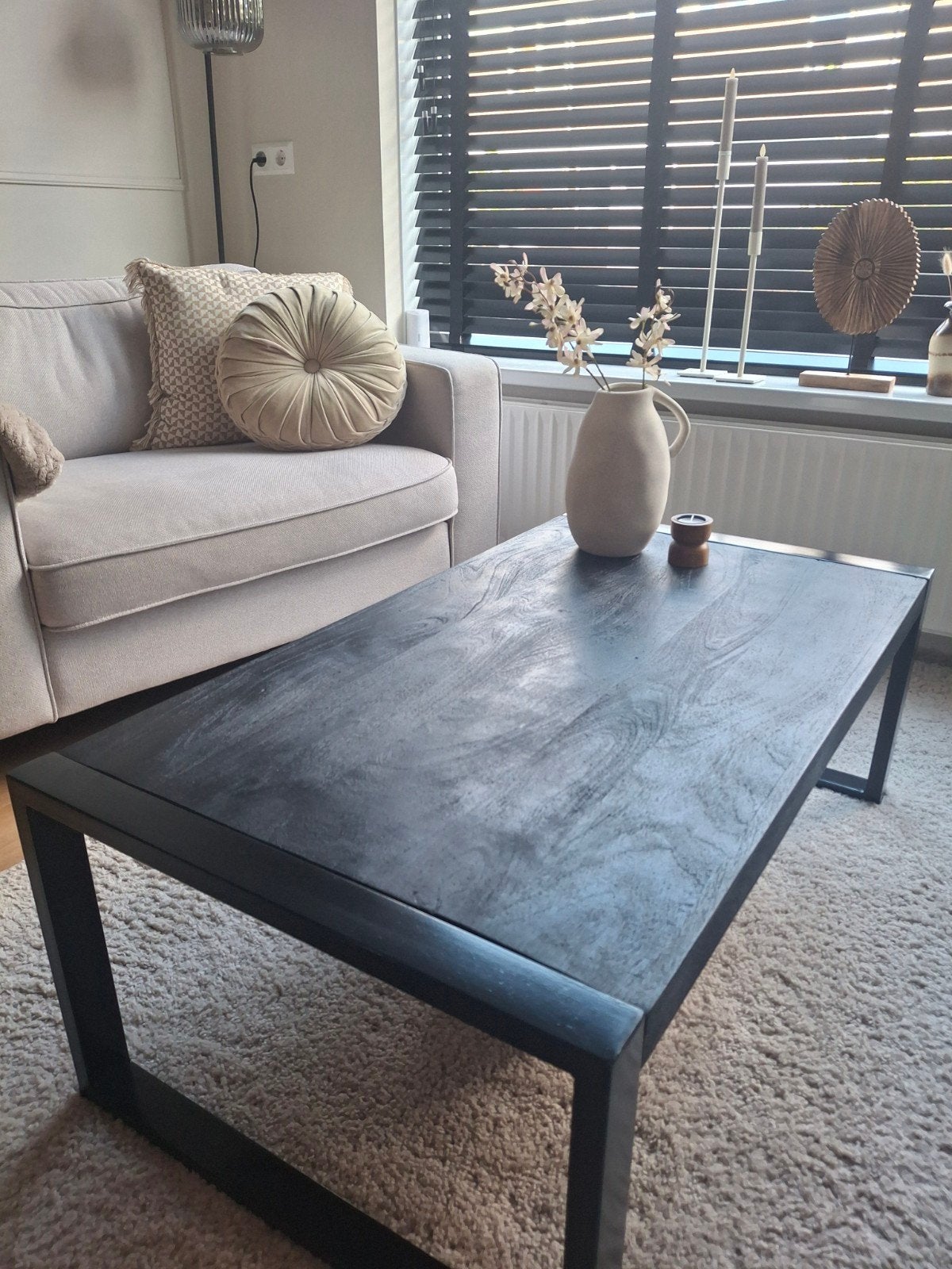 Rechthoekige salontafel, Huis en Inrichting, Tafels | Salontafels, 100 tot 150 cm, 50 tot 100 cm, Zo goed als nieuw, Rechthoekig