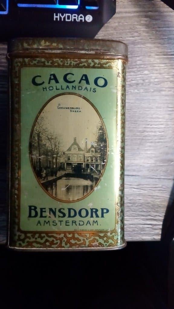 bensdorp cacao blik sneek 500 gram, Verzamelen, Ophalen of Verzenden, Gebruikt, Overige