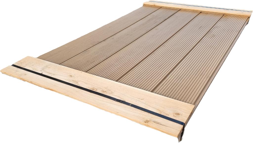 Composiet schuttingplanken met veer en groef- nr: D42, Ophalen, Nieuw, 250 cm of meer, Planken