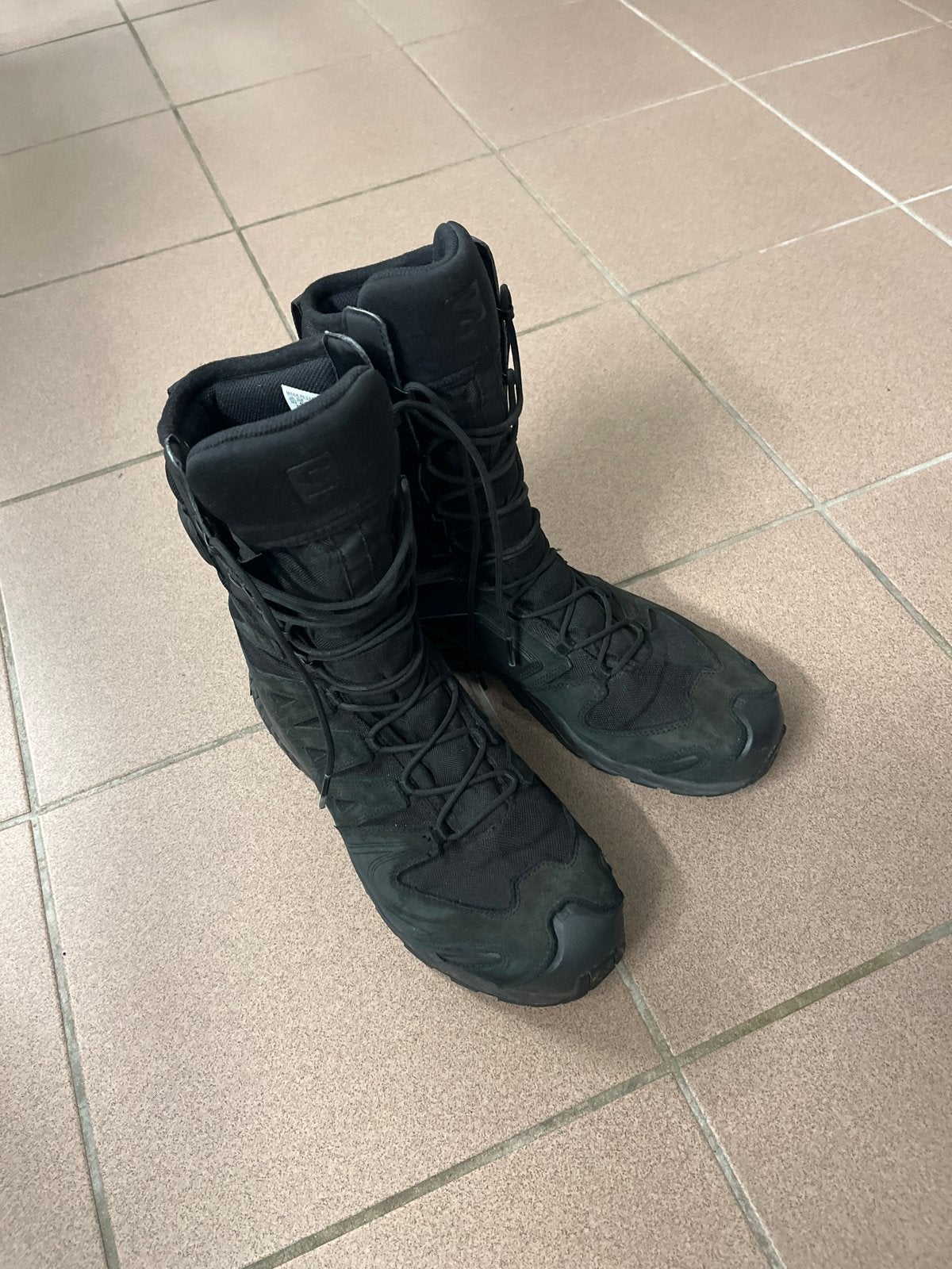 Salomon Quest 4D GTX Forces 2 Tactical Boots Zwart, Ophalen of Verzenden, Zo goed als nieuw, Schoenen