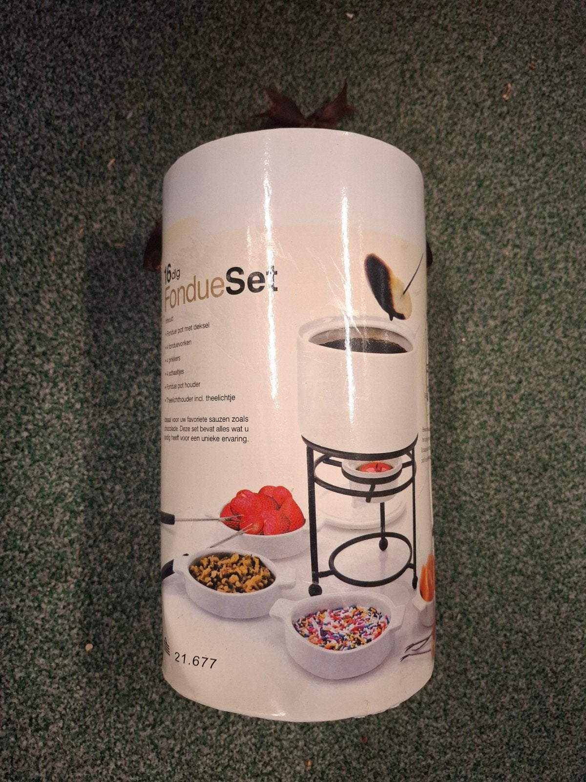 16-delige Fondueset - Nieuw in verpakking, Ophalen of Verzenden, Nieuw, Waxinelicht, Fondueset