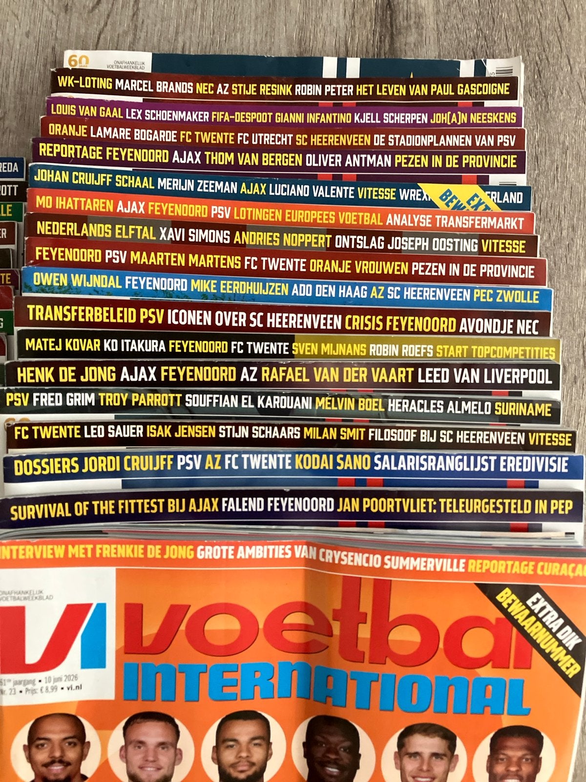 Voetbal International Tijdschriften Collectie gratis, Ophalen of Verzenden, Gelezen, Sport en Vrije tijd