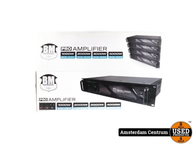 BM Sonic Pro Amplifier BMS-2000 - Nette staat, Flex Ltd., Gebruikt, https://flex.com/contact-us, Nobelstraat 10, 5807 GA Oostrum LB, Limburg, Nederland