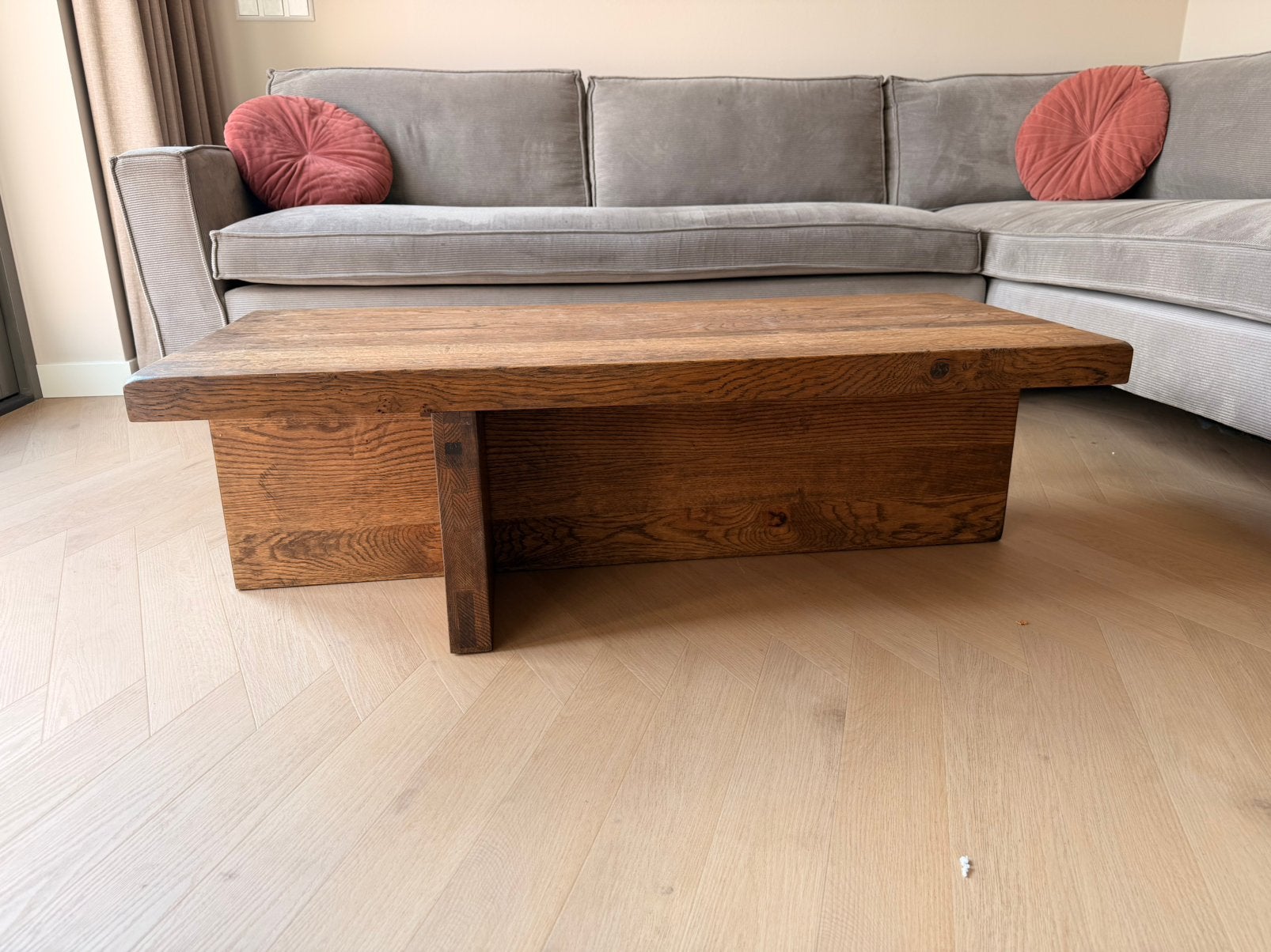 Prachtige salontafel, Ophalen, 100 tot 150 cm, 50 tot 100 cm, Zo goed als nieuw
