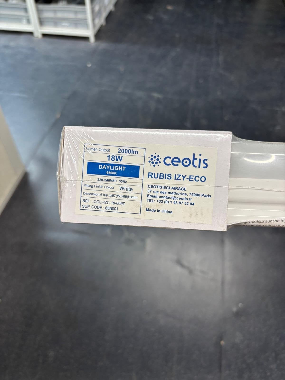10x Ceotis RUBIS IZY-ECO TL-buis 18W 2000lm Daglicht, Ophalen, G13 (TL), Nieuw, TL-buis